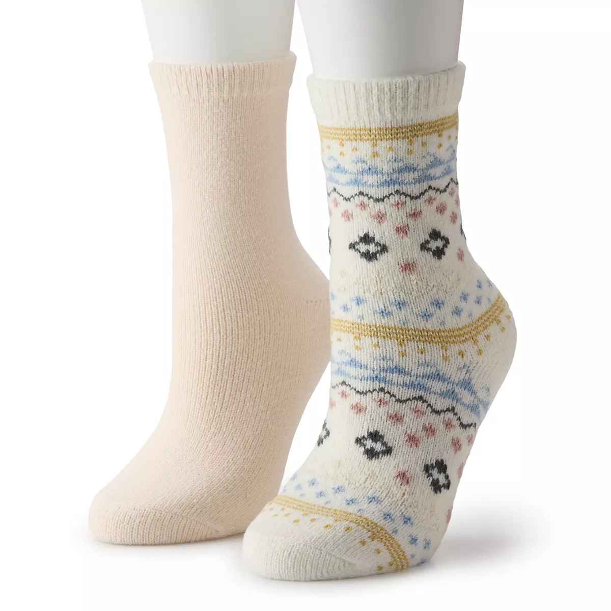 Women's Sonoma Goods For Life® 2-Pack The Supercozy Crew Socks | Kohl's