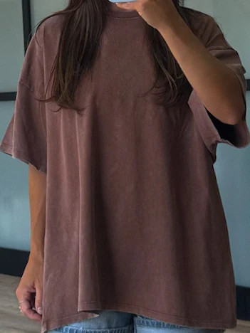 Jett Boyfriend Tee | Rust | Shop Talulah