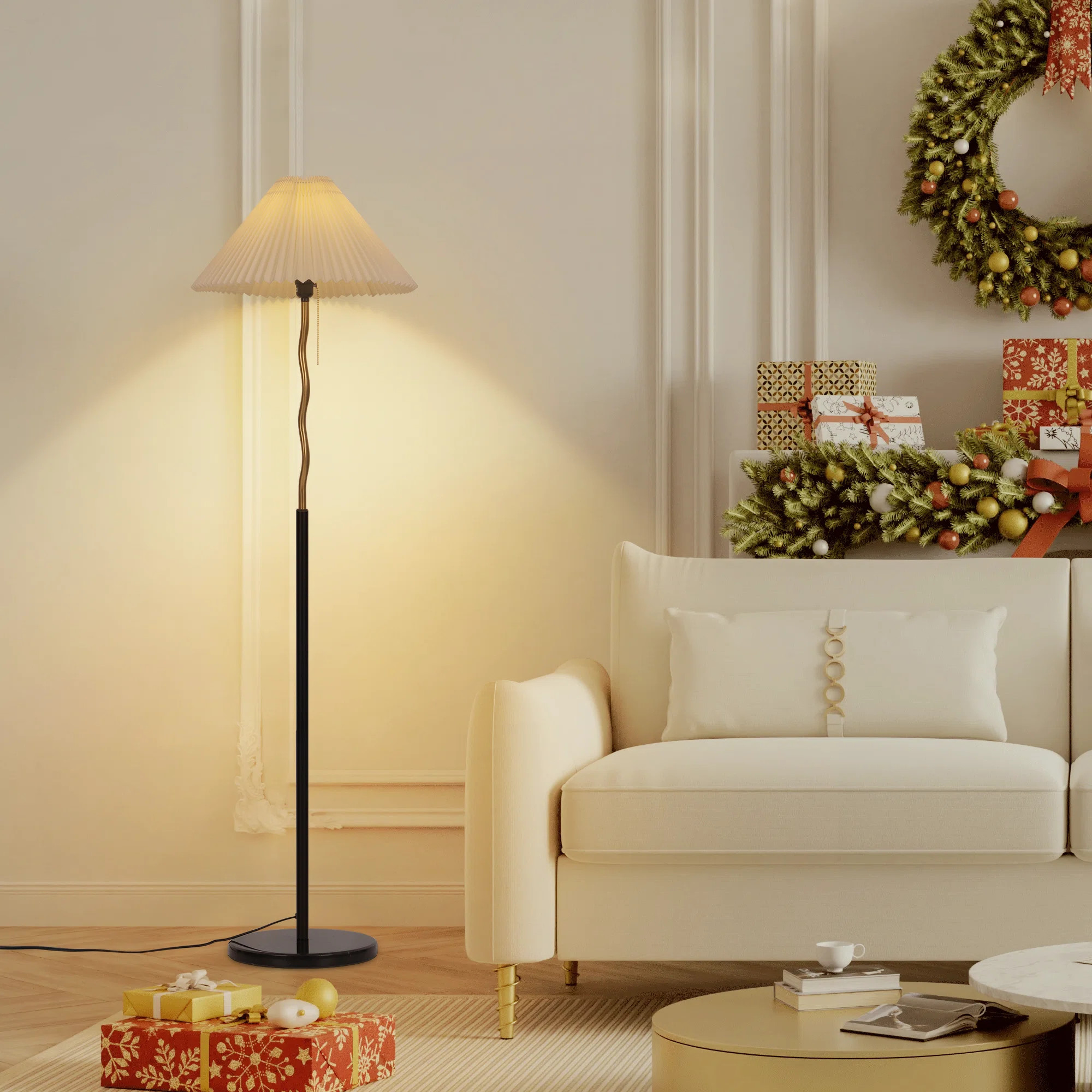 Mercer41 Jhanai 62'' Traditional Floor Lamp | Wayfair | Wayfair North America