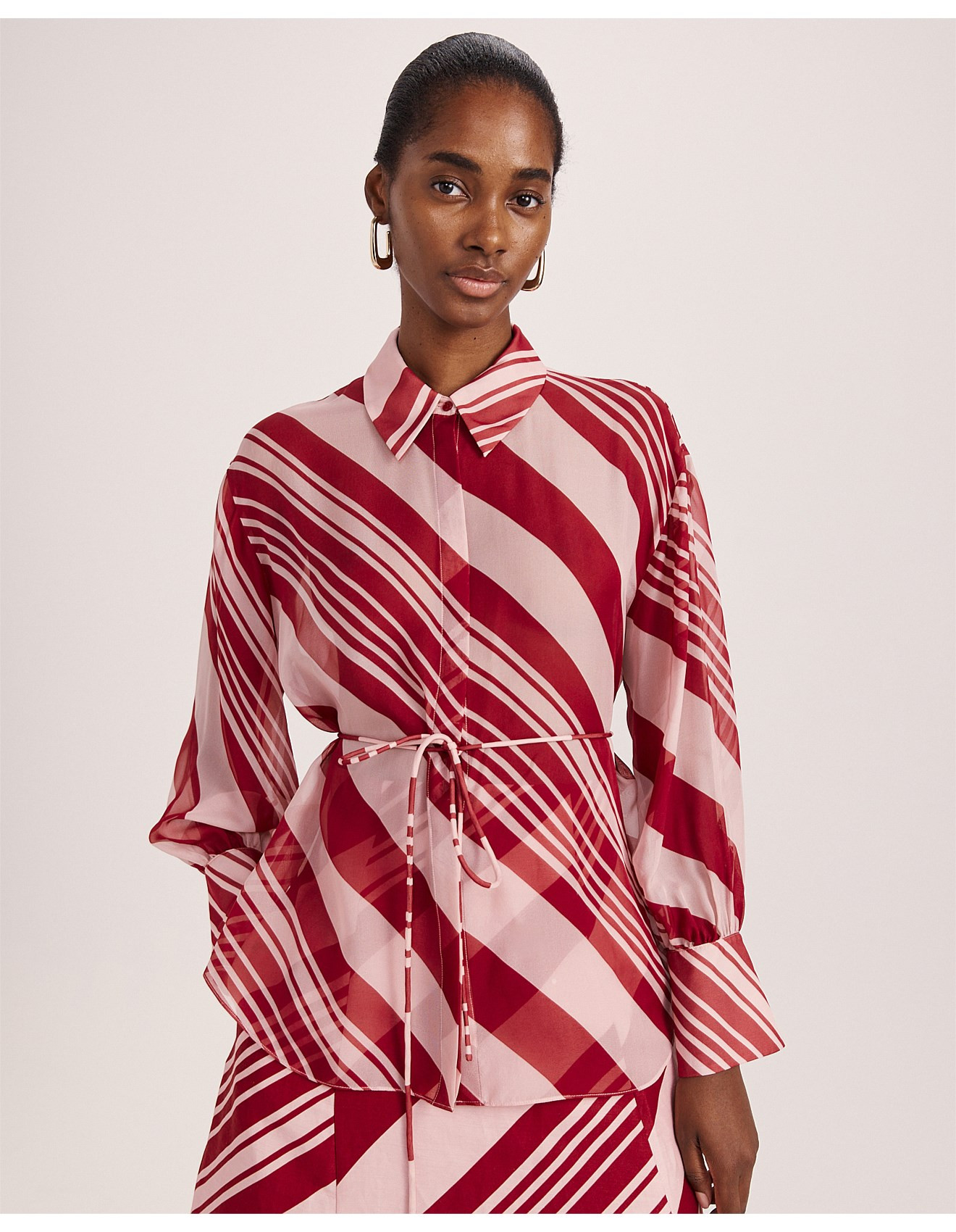 LA BELLE SILK LS BLOUSE | David Jones (Australia & New Zealand)