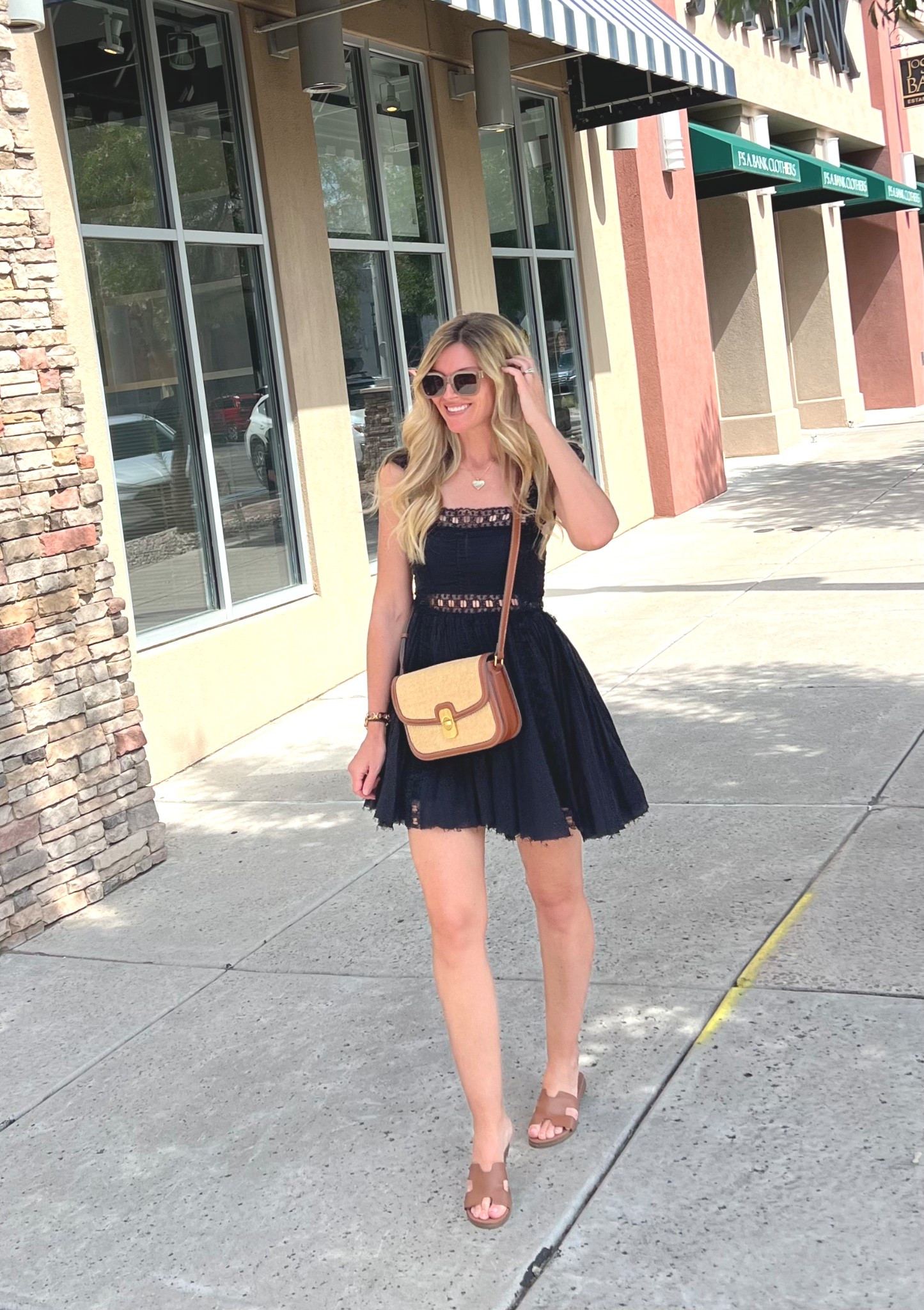 🖤 little black summer dress 
.
.
.
.
.
#blackdresses #littleblackdress #dressstyles #lbd #raffiabag #summerstyles #falltransition #blackdress #freepeopledress #freepeoplestyle #streetstyle #streetstyles #freepeoplefashion #freepeoplestyles #freepeopledresses #brownsunglasses #raffiabags #classicsummerstyles #classicstyles #summerdressstyle #chicstyles #minidresses #minidressstyle


#LTKStyleTip #LTKOver40