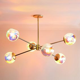 Iridescent Globe Chandelier (37") | Pottery Barn Teen