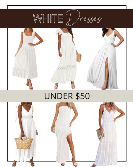White dress, maxi dresss

#LTKStyleTip #LTKFindsUnder50 #LTKSeasonal