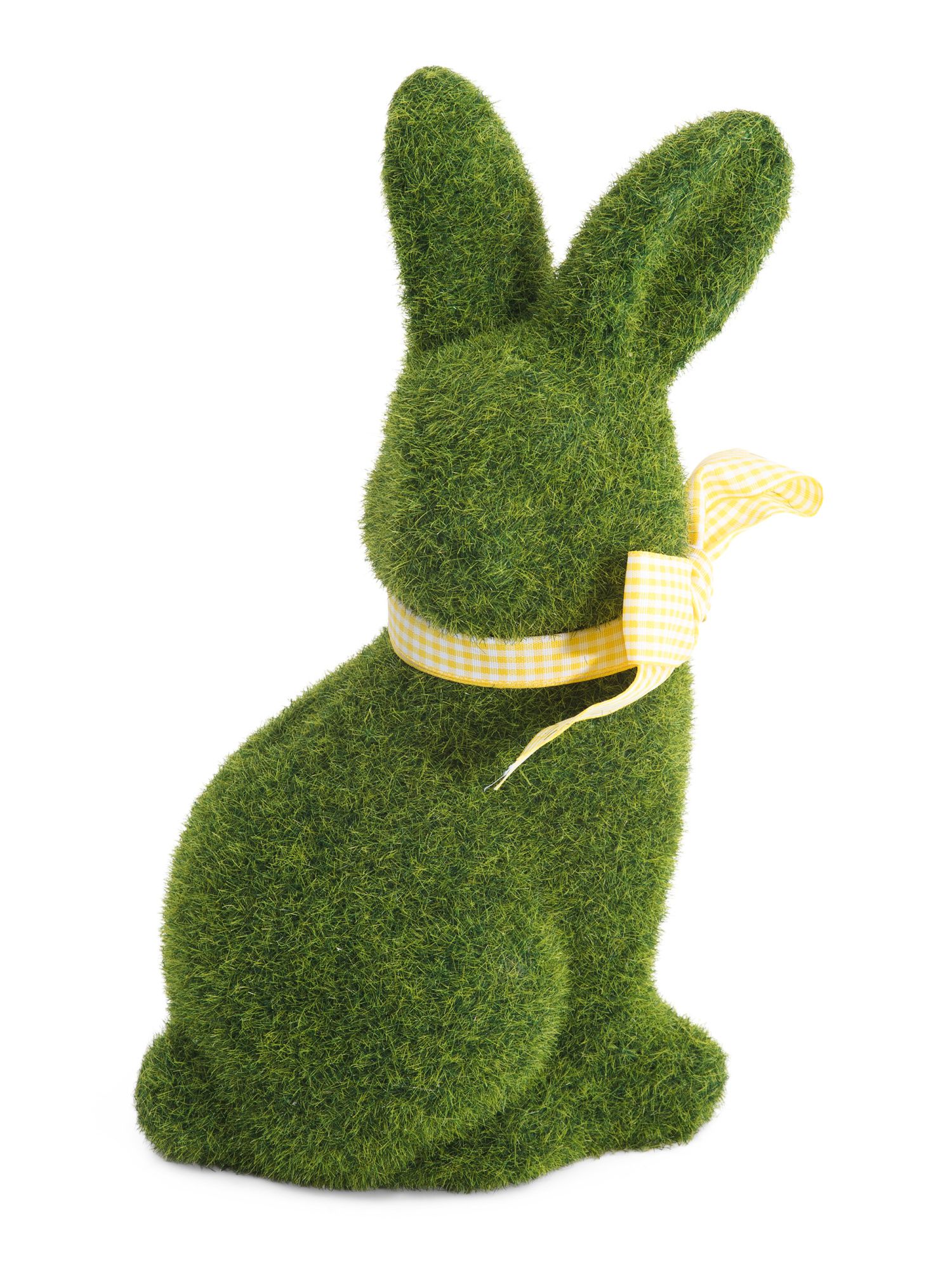 9in Sitting Mossy Bunny With Bow | Marshalls