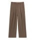 Hopsack Wool Trousers - Brown - ARKET GB | ARKET (US&UK)