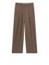 Hopsack Wool Trousers - Brown - ARKET GB | ARKET (US&UK)