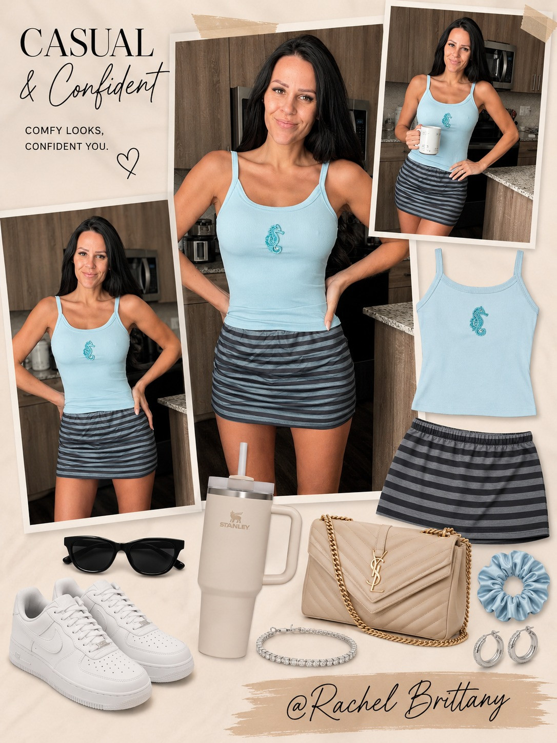 Stay comfy and stylish with this chic summer outfit. Perfect for a day out or running errands. #SummerStyle
 

 #LTKvlog #LTKU #LTKSaleAlert