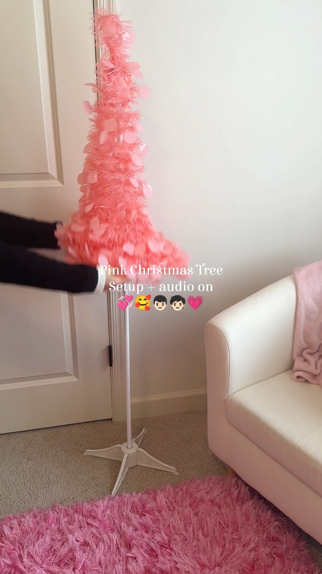 I finally have a pink Christmas tree!! Setup was incredibly easy! The kids were so excited to see the tree that they insisted on helping decorate it 💞 Everything is included, even the lights!

 🎄 This one is the 5ft pink tree with timer lights, 24 bulbs, and gold star topper 🌟 

Pink Christmas, nostalgic Christmas, pink Christmas tree, Xmas tree, all in one tree, pink decor 

#LTKSaleAlert #LTKFindsUnder50 #LTKSeasonal