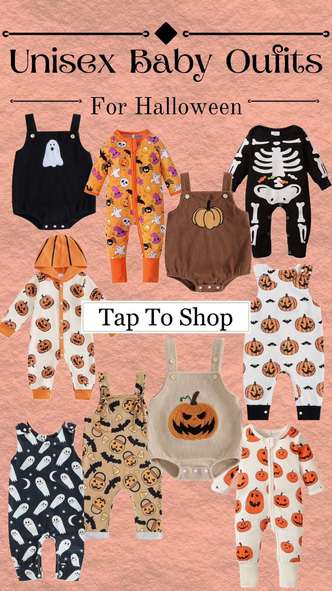 Unisex Halloween baby outfits #founditonamazon #halloween #babyoutfits 

#LTKKids #LTKSeasonal #LTKBaby