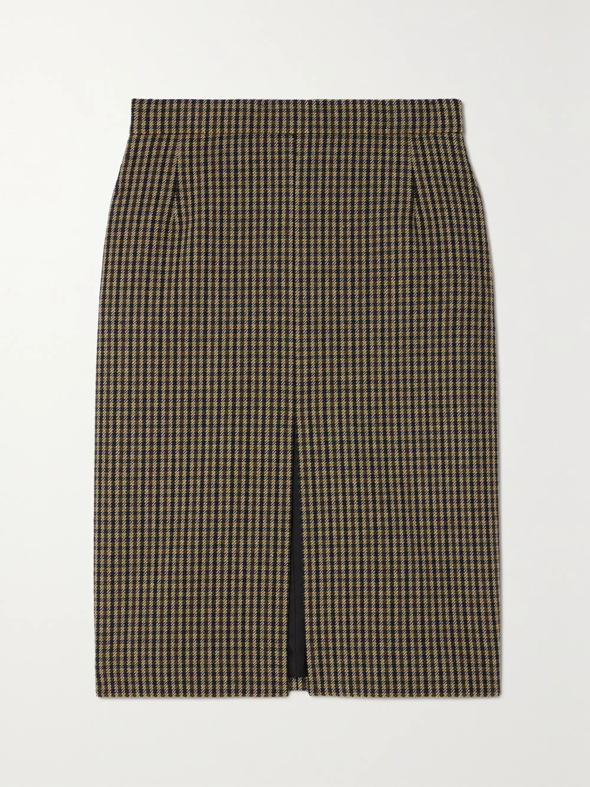 Houndstooth wool-twill skirt | NET-A-PORTER (UK & EU)