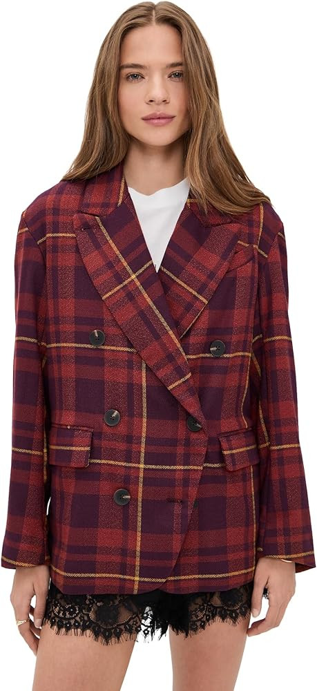 Free People Women's Dean Double Breasted Blazer | Amazon (US)