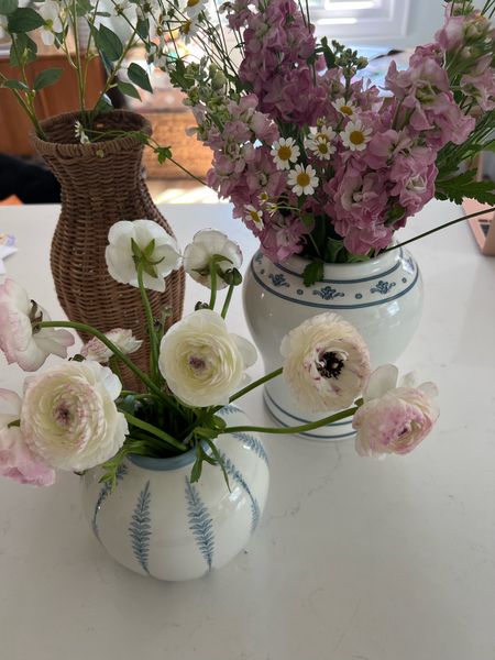 My spring vases !