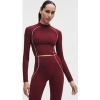 Wunder Train Cropped Long-Sleeve Half Zip | Lululemon (US)