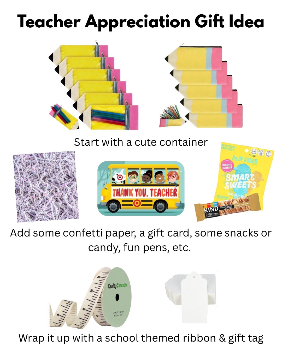Teacher Appreciation is almost here! Teachers do SO MUCH for our kiddos; they deserve the world!🌎 

I’m working on putting together gifts for my kid’s teachers now. For my second grader who can write, I’ll have her write a sweet note to her teacher to include in the gift as well. Handwritten notes go a long way in a teacher’s heart!♥️ 

I love Target gift cards for teachers because the school bus is adorable and who doesn’t love Target? If you’re ordering online, order now so it will arrive on time.

#LTKSeasonal #LTKGiftGuide #LTKKids