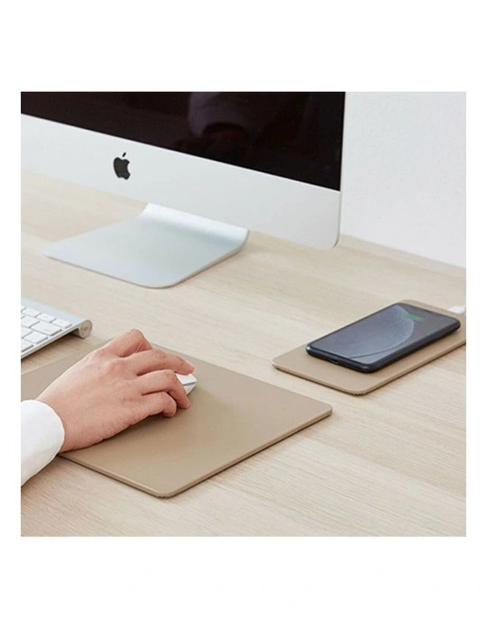 Hands 3 Pro Latte Cream Split 15W Qi Wireless Charging Mouse Pad | Myer