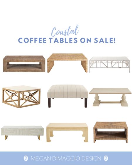 Coastal coffee tables on sale!! Rectangle and square options!! The Pottery Barn DUPE is on sale 🙌🏻 and so is this pretty striped cocktail ottoman with promo code: LONGWKND20

But 🏃🏼‍♀️🏃🏼‍♀️🏃🏼‍♀️ because many of these sales end tomorrow!! More options linked 🤍

#LTKsalealert #LTKhome #LTKFind