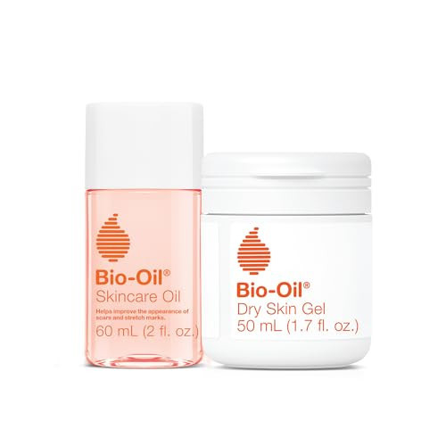 Bio-Oil Travel Skincare Bundle for Scars, Stretch Marks, and Dry Skin, Includes Skin Care Oil (2 oz) and Dry Skin Gel (1.7 oz) | Amazon (US)