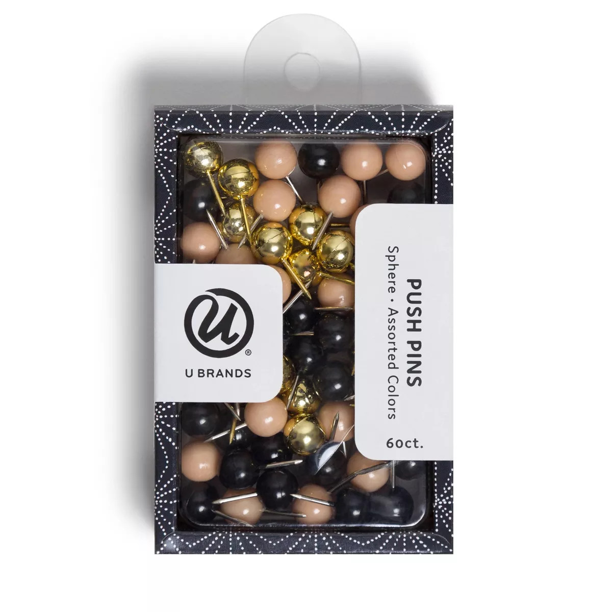 U Brands 60ct Sphere Push Pins | Target