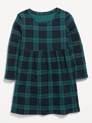 Fit & Flare Thermal-Knit Dress for Toddler Girls | Old Navy (US)