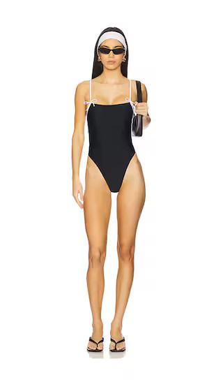 Pucara One Piece in Black & White | Revolve Clothing (Global)