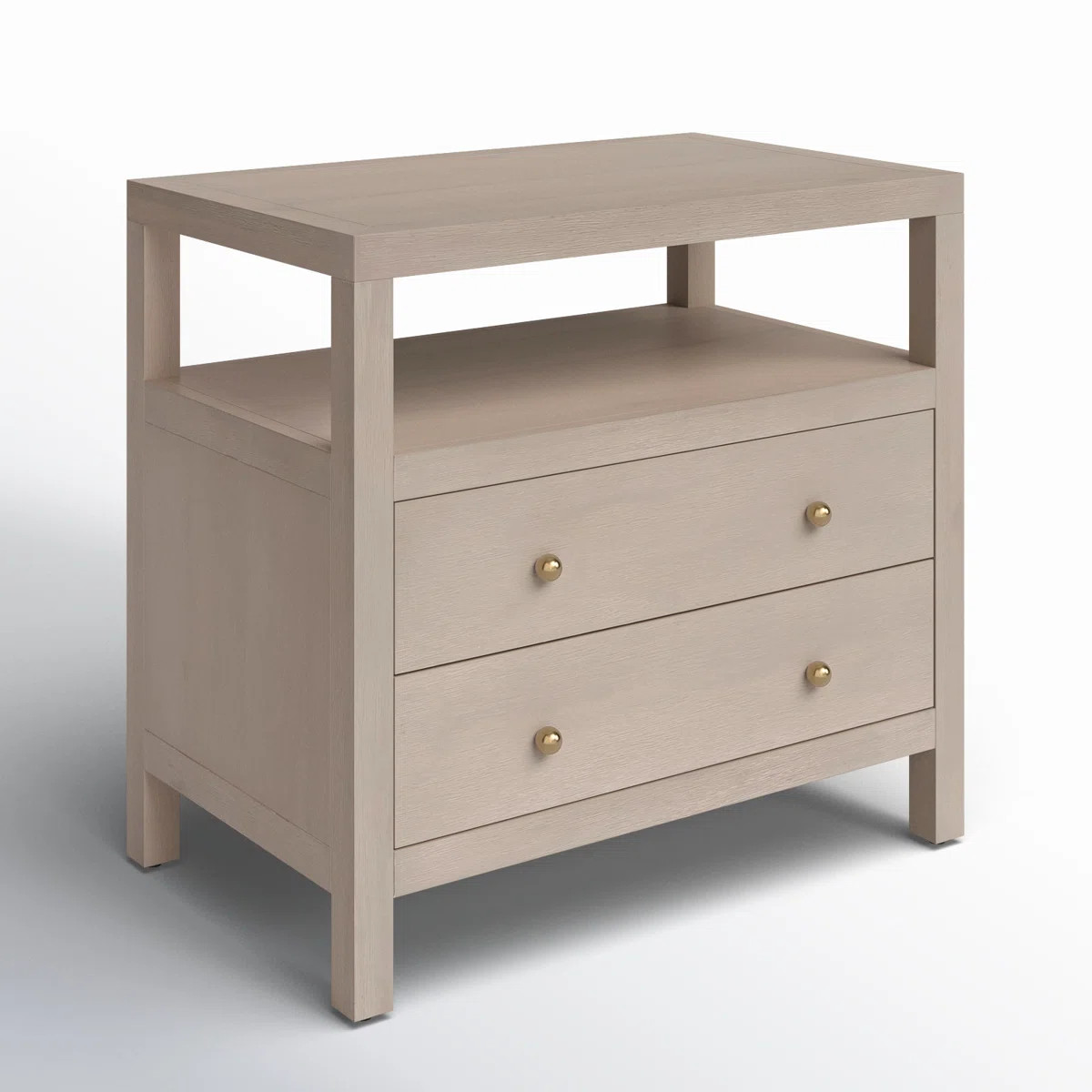 Celine 28" 2-Drawer Nightstand | Wayfair North America