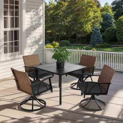 5 Piece Patio Dining Set | Wayfair North America