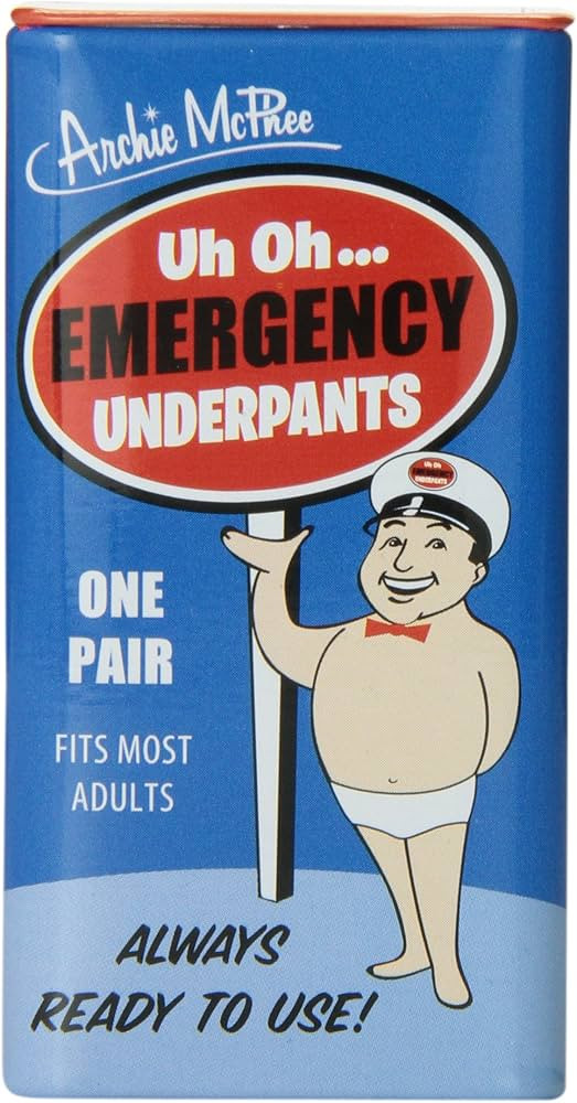 Accoutrements Emergency Underpants | Amazon (US)