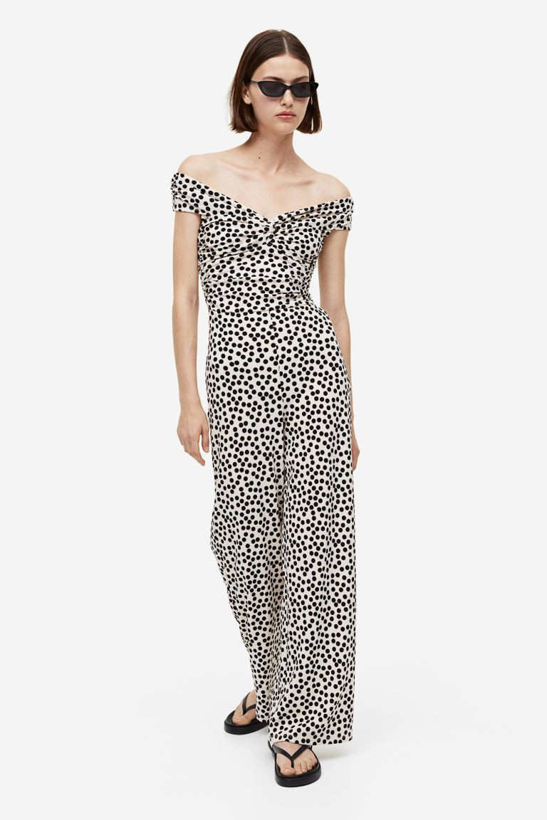 Twist-detail Off-the-shoulder Jumpsuit | H&M (US + CA)