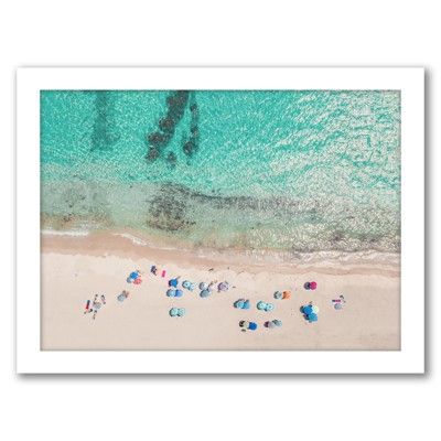 Beach People by Sisi And Seb Framed Print Wall Art   - Americanflat | Target