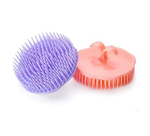 Hair Scalp Brush Dandruff Cleaning Brush Shower Scalp Shampoo Brush Scalp Massager Pack of 2 (Ora... | Amazon (US)