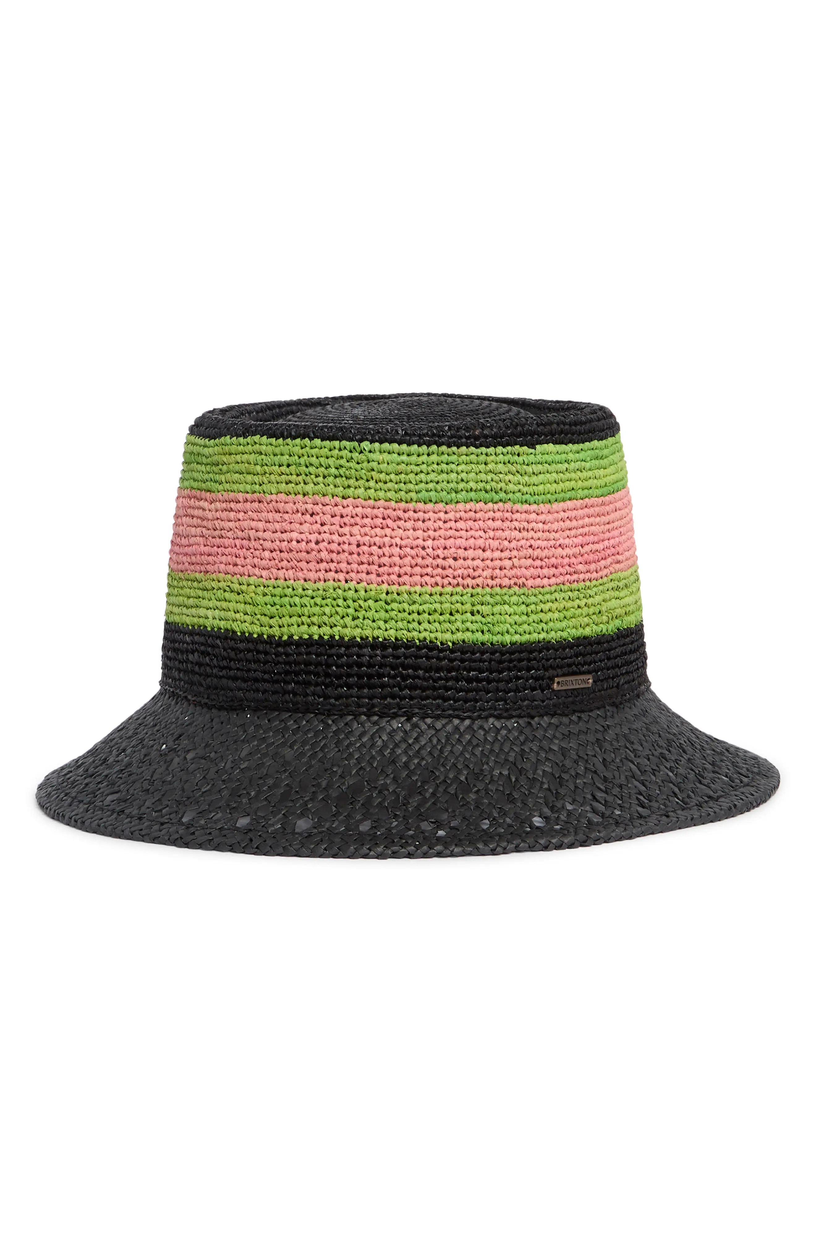 Brixton Ellee Festival Straw Bucket Hat (Women) | Nordstrom | Nordstrom