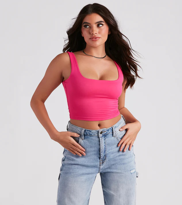 Double Duty Cropped Tank | Windsor Stores