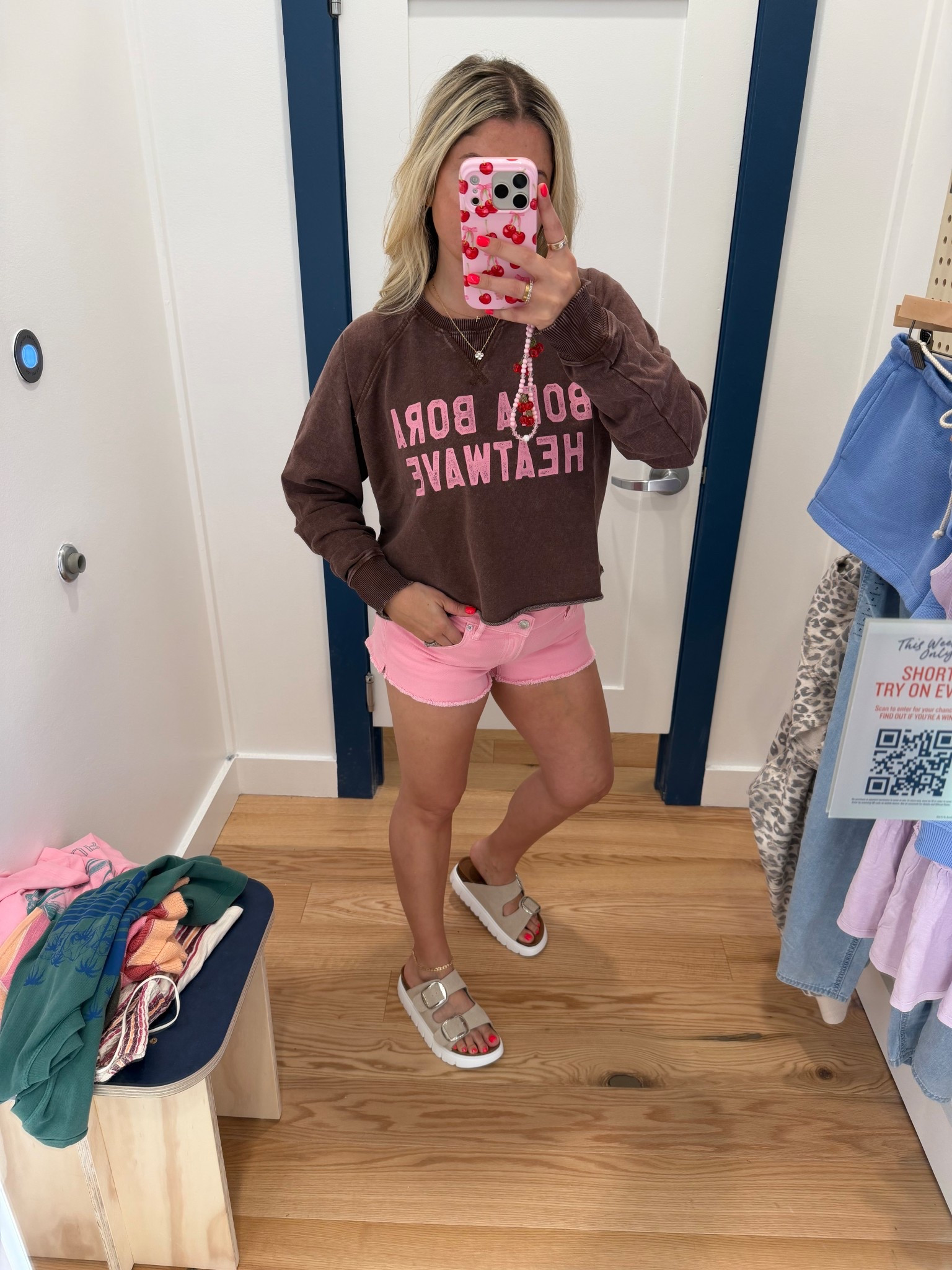 Outfit on sale
M top
27 shorts 
Sandals tts

#LTKSaleAlert