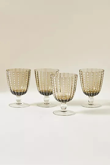 Set of 4 Selma Wine Glasses | Anthropologie (UK)