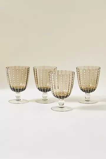Selma Wine Glasses, Set of 4 | Anthropologie (US)