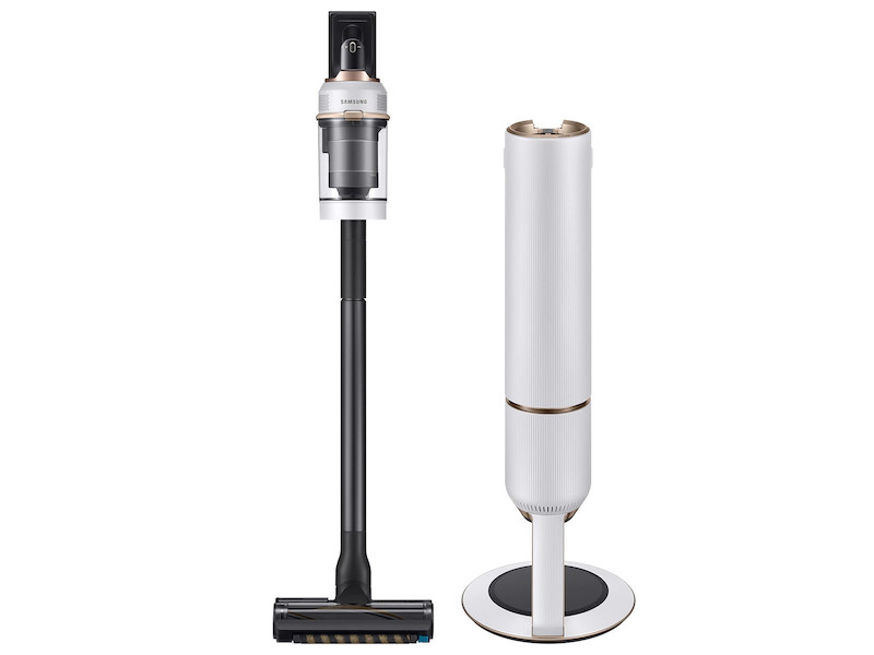 Bespoke Jet™ Cordless Stick Vacuum with All in One Clean Station in Misty White | Samsung