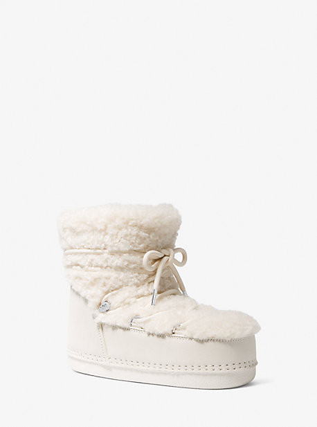 Zelda Sherpa and Suede Boot | Michael Kors US