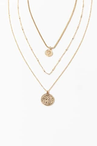 Coin Pendant Chain Necklace Set | Forever 21 (US)