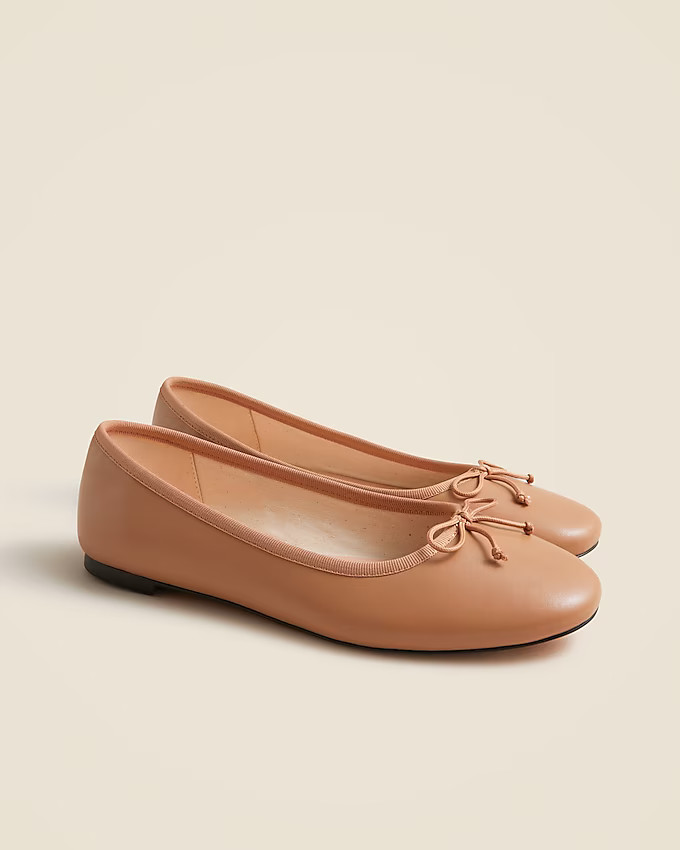 Andi ballet flats in leather | J. Crew US