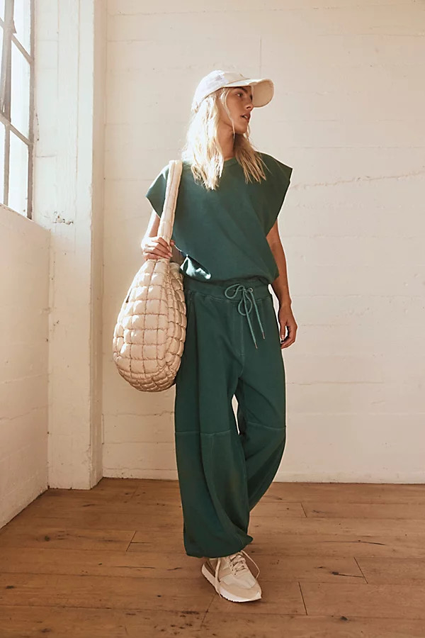 Throw And Go Onesie by FP Movement at Free People, Emerald Green, S | Free People (Global - UK&FR Excluded)