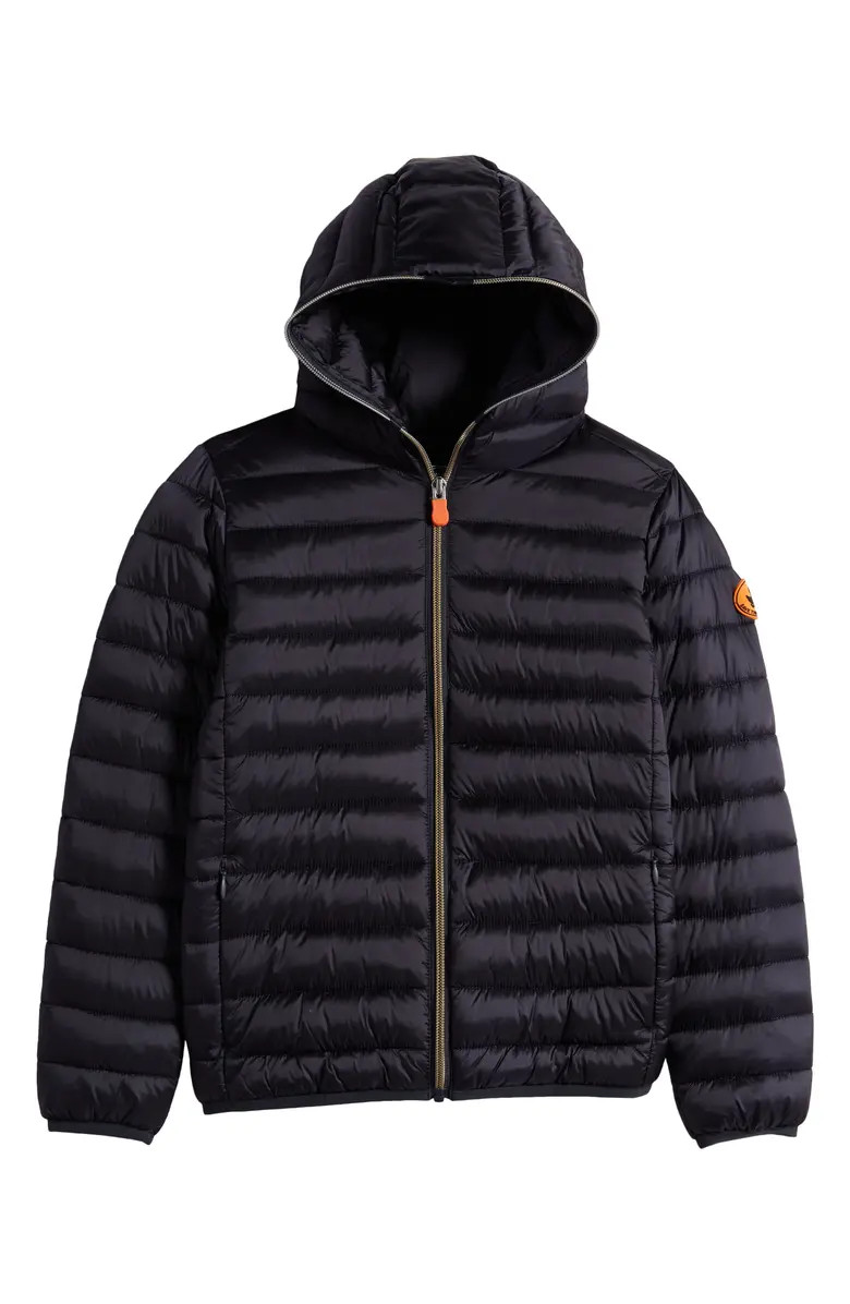 Save The Duck Kids' Iris Shiny Water Repellent Hooded Puffer Jacket | Nordstrom | Nordstrom