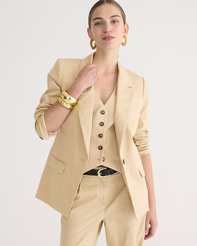 Willa blazer in lightweight chino | J. Crew US