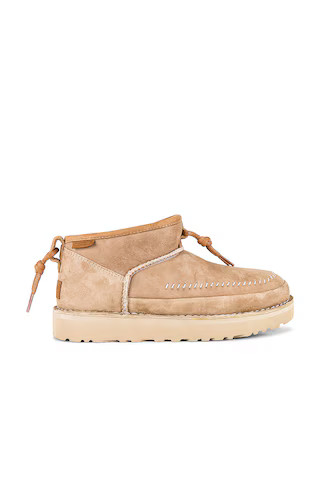 UGG Ultra Mini Crafted Regenerate Boot in Sand | FWRD | FWRD 