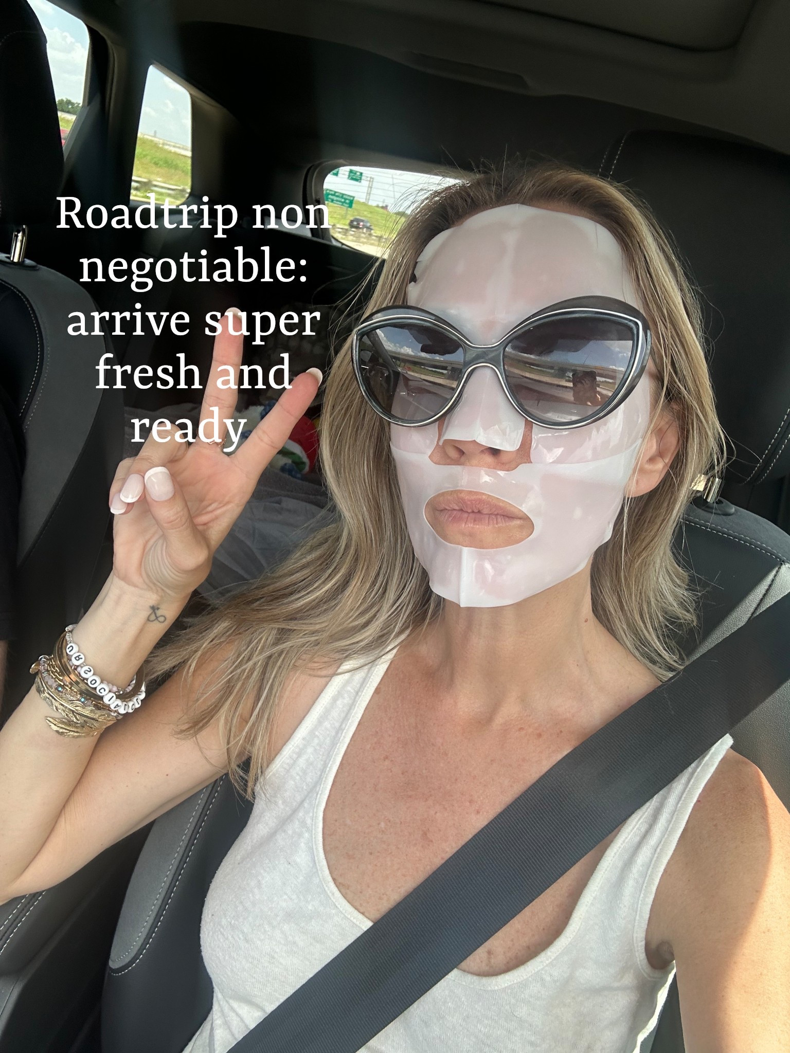 Best $5 I ever spend, I wear this super hydrating collagen mask on all my roadtrips and flights so your face feels and looks amazing when you arrive! 

#LTKBeauty #LTKTravel #LTKStyleTip