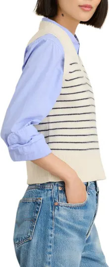 Alex Mill Marina Stripe Merino Wool Sweater Vest | Nordstromrack | Nordstrom Rack