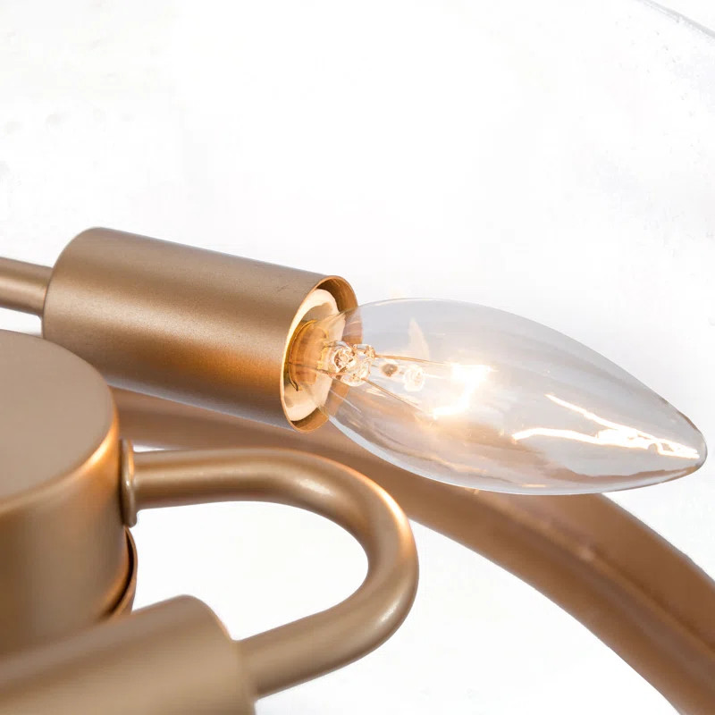 Tanju 3-Light 15" Semi Flush Mount | Wayfair North America