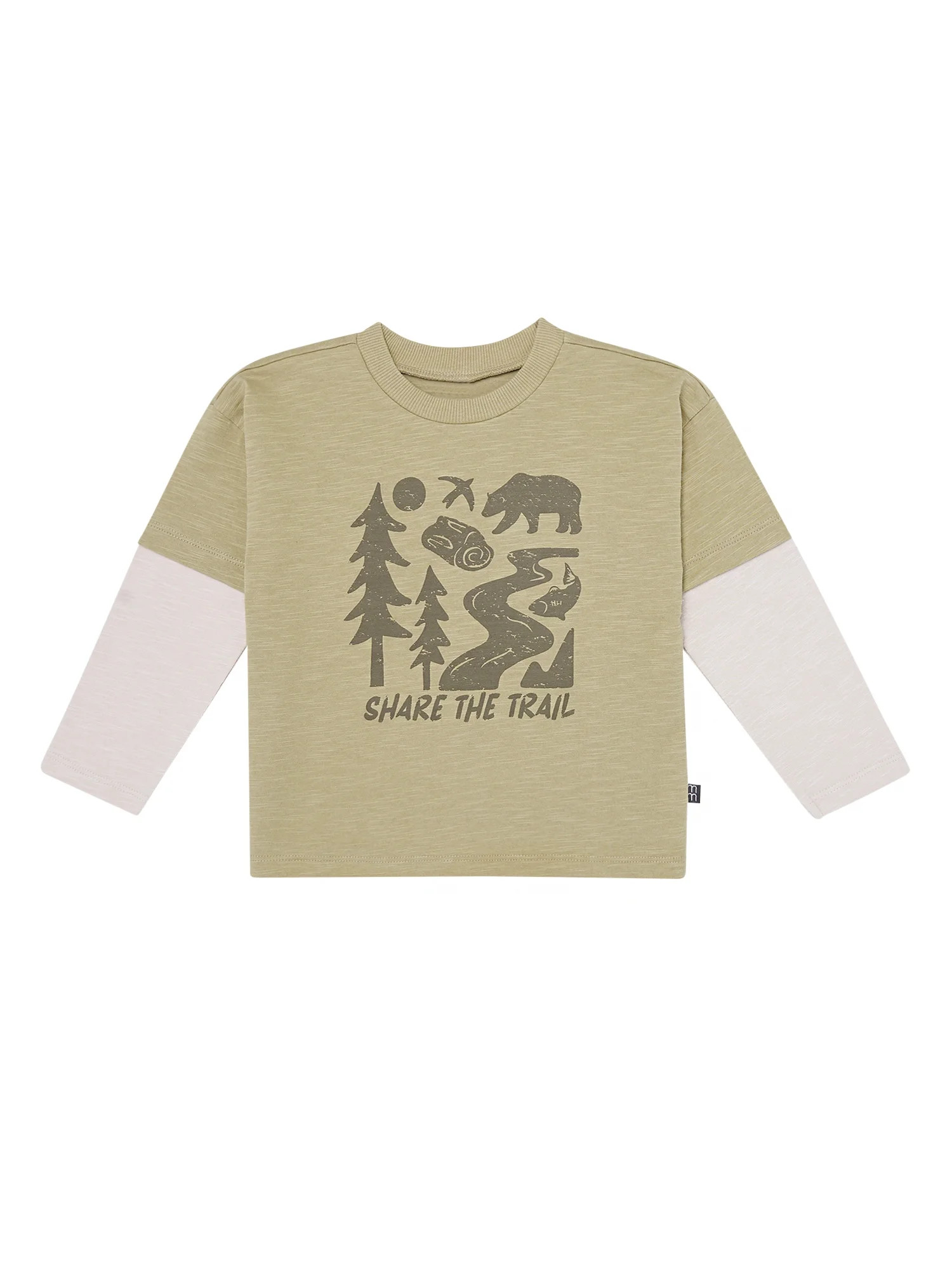 Modern Moments by Gerber Toddler Boy Organic Drop Shoulder Graphic Tee, Sizes 12 Months - 5T | Walmart (US)