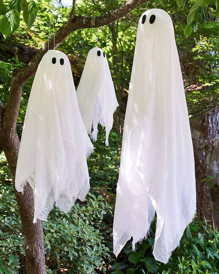 These enchanted lit ghosts will light up the spooky Halloween night. They feature a ghostly, gauze silhouette with a soft glow for an added eerie ambiance. They are perfect hanging from trees, patios or porches as the wind blows and their flowing forms float in the autumn breeze. 

#LTKSeasonal #LTKHome