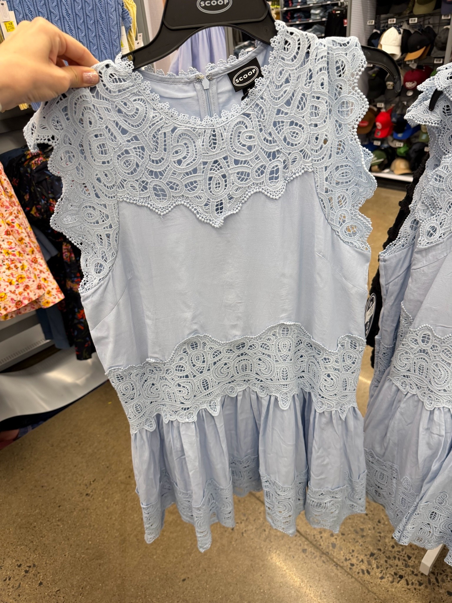 Walmart lace detail mini dress, another designer inspired find for summer! #walmartfashion