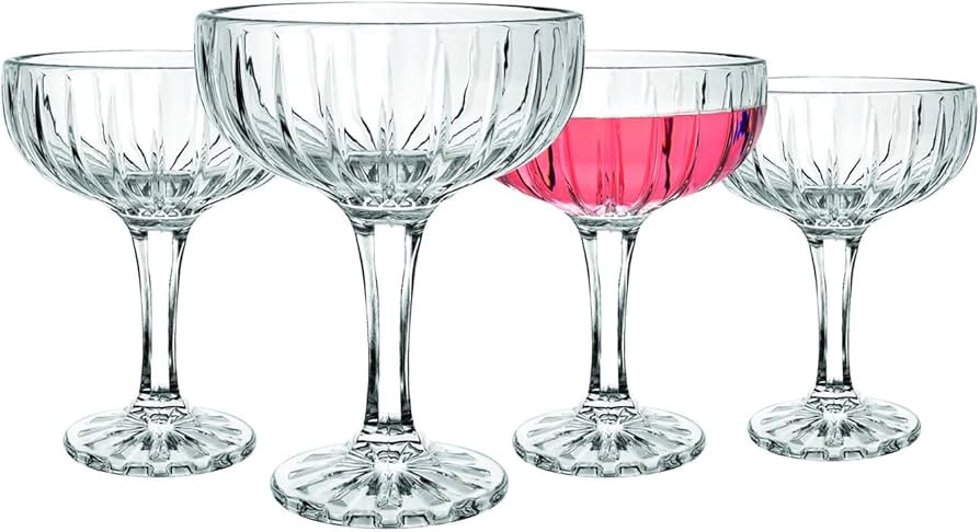Godinger Wine Glasses, Martini Glasses, Coupe Glasses, Stem Glasses - 8oz - Stemware for Champagn... | Amazon (US)